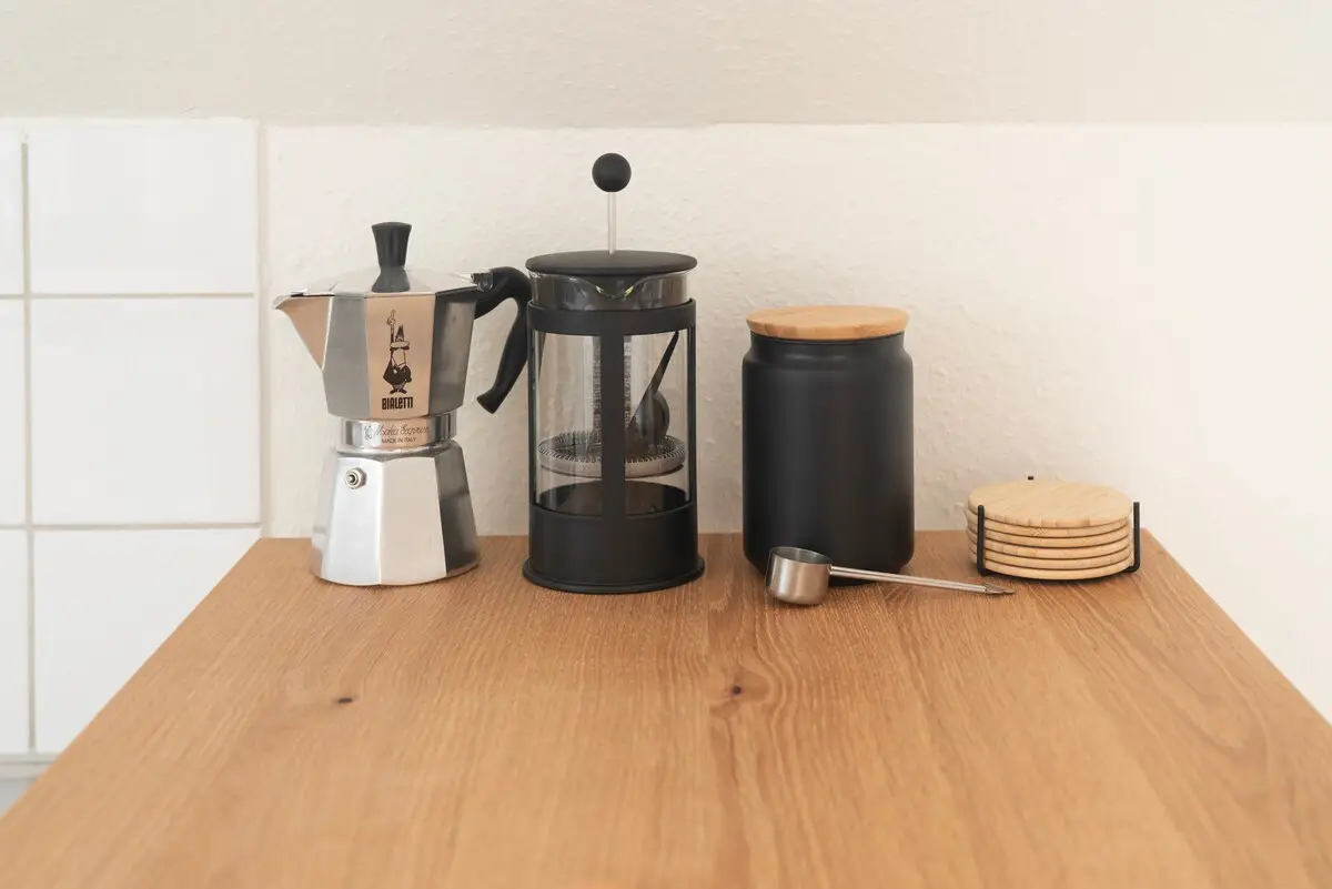 Coffee corner with proper good coffee